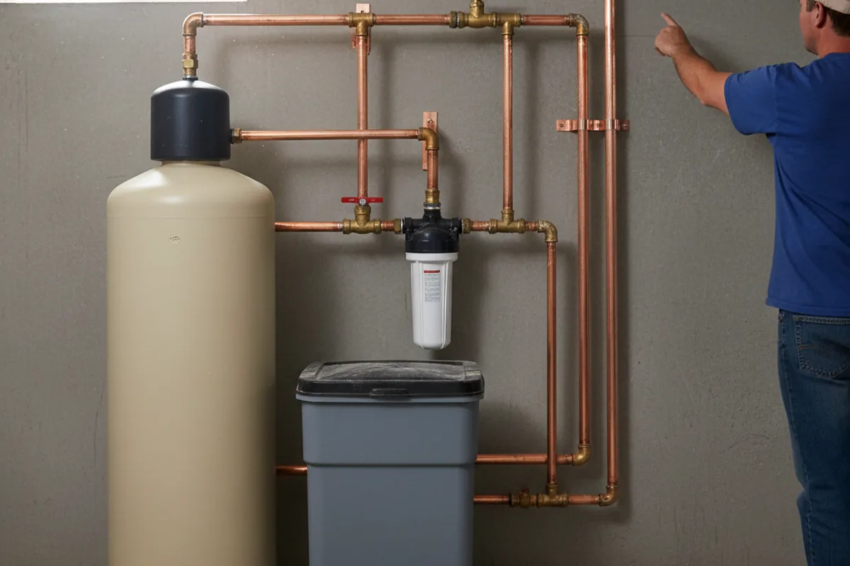 Whole-house water treatment system installed in Collettsville